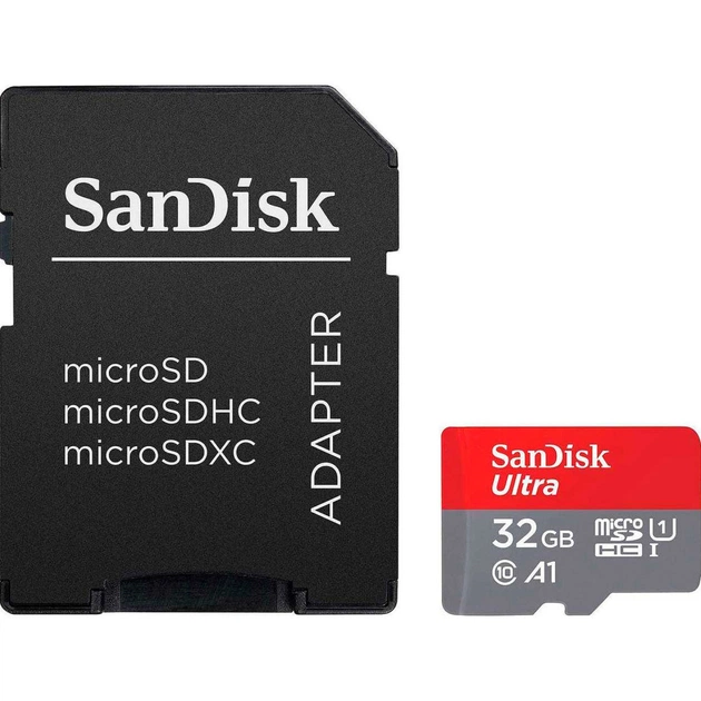 Карта памяти SanDisk 32GB microSDHC class 10 UHS-I A1 (SDSQUA4-032G-GN6IA) - изображение 1
