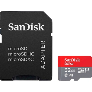 Карта пам'яті SanDisk 32GB microSDHC class 10 UHS-I A1 (SDSQUA4-032G-GN6IA) зображення 1