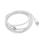 Дата кабель USB-C to USB-C 1.5m PD white VEGGIEG (YT-TC-406) - зменшене зображення 1