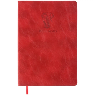 Книга записная Buromax BELLAGIO, А5, 96 листов, клетка, красный (BM.295118-05) изображение 1