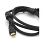 Кабель мультимедийный HDMI M to HDMI M 3.0m V1.4 4K black Ritar (HDMI(M)/(M)V1.4-3m-348B) - уменьшенное изображение 2