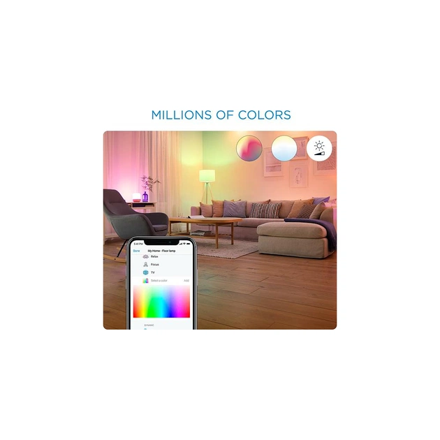 Світлодіодна стрічка WiZ LED 2700-6500K 1600Lm 2.0m RGB (929002524801) - picture 10