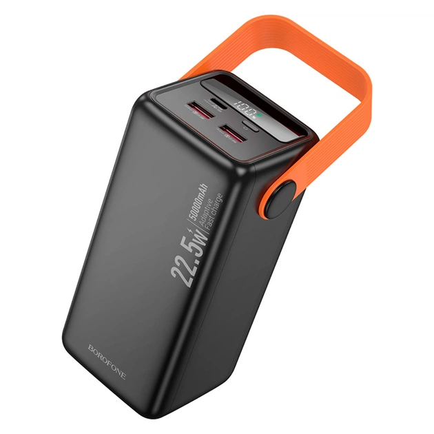 Батарея універсальна BOROFONE 50000mAh BJ66A Magnifico 22.5W PD/20W Black (6941991115158) - зображення 1