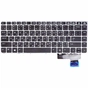 Клавіатура ноутбука HP EliteBook Folio 9470/9480M чорна (KB310784) - зменшене зображення 1