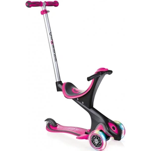 Самокат Globber Go up comfort lights 5 в 1 рожевий з підсвічуванням (459-110-2) зображення 1