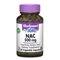 Амінокислота Bluebonnet Nutrition NAC (N-Ацетил-L-Цистеин) 500мг, 30 гелевих капсул (BLB0062) - зменшене зображення 1
