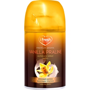 Освіжувач повітря iFresh Premium Aroma Vanilla Praline Змінний балон 250 мл (4820268100139) изображение 1