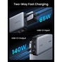 Батарея універсальна Ugreen 25000mAh 145W Two-way PD 3.1 grey (PB205) - зменшене зображення 6