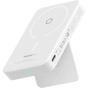 Батарея універсальна Baseus MagPro 5000mAh 20W, White (PPCXZ05) (P10064100222-00) зображення 1