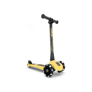 Самокат Scoot&Ride Highwaykick-3 колеса з підсвіткою, лимон (SR-96358) зображення 1