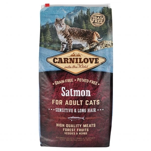 Сухий корм для кішок Carnilove Cat Sensitive and Long Hair 6 кг (8595602512270) зображення 1