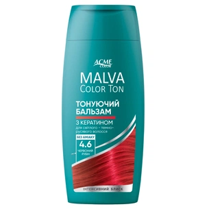 Відтінковий бальзам Acme Color Malva Color Ton 4.6 - Червоний рубін 180 мл (4823115503404) зображення 1