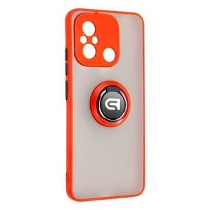 Чохол до мобільного телефона Armorstandart Frosted Matte Ring Xiaomi Redmi 12C Red (ARM68373) зображення 1