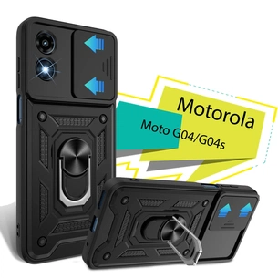 Чохол до мобільного телефона BeCover Military Motorola Moto G04/G04s Black (713062) зображення 1