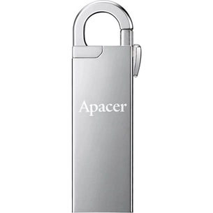 USB флеш накопичувач Apacer 16GB AH13A Silver USB 2.0 (AP16GAH13AS-1) зображення 1
