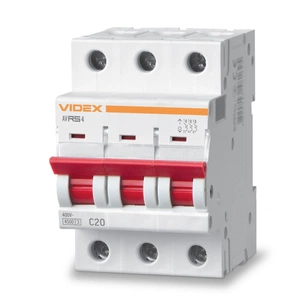 Автоматичний вимикач Videx RS6 RESIST 1п 16А 6кА С (VF-RS6-AV1C16) изображение 1