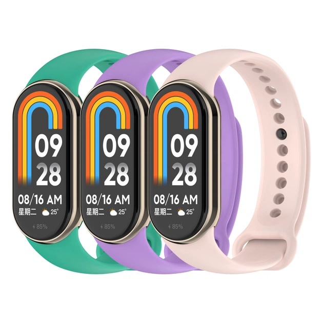 Ремешок для фитнес браслета Armorstandart комплект 3шт Xiaomi Smart Band 10/9/8 Spring (ARM75720) - изображение 1