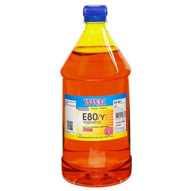 Чернила WWM Epson L800 1000г Yellow (E80/Y-4) - изображение 1