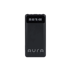 Батарея універсальна AURA NRG10 10000 mAh Black (PBANRG10B) зображення 1