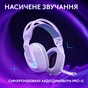Навушники Logitech G522 Lightspeed Wireless Gaming Headset White (981-001550) - зменшене зображення 6