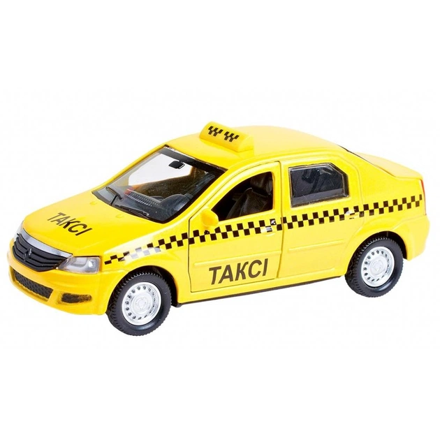 Спецтехніка Технопарк Renault Logan Taxi (1:32) (LOGAN-T) - зображення 1