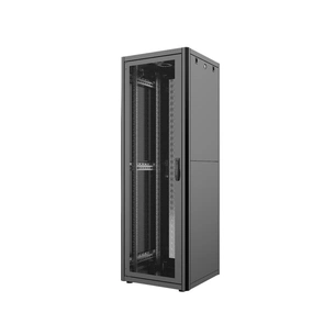 Шафа напольна Mirsan 42U GTN 19" 600x600, perforated door (MR.GTN42U66DE.01_PRF63) зображення 1