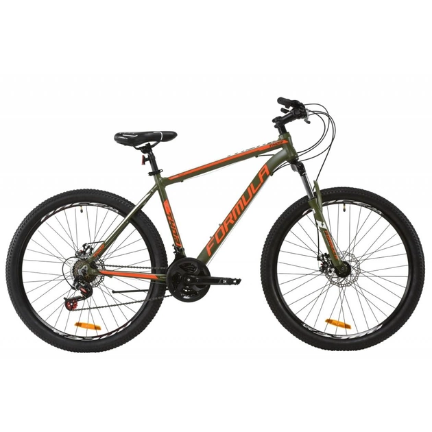 Велосипед Formula 27.5" THOR 2.0 AM DD рама-19" Al 2020 хакі з червоним та білим (OPS-FR-27.5-040) - изображение 1