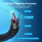 Кабель Vention Audio 2x3.5 mm F - USB Type-C M, 0.3 m, Black (BGPHY) - зменшене зображення 2
