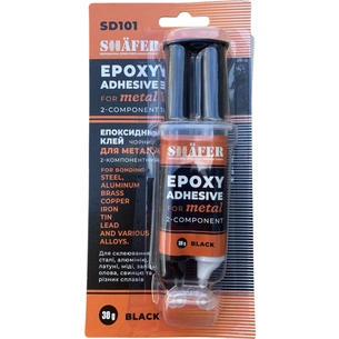 Автомобільний клей SHAFER чорний+білий 30гр (SD101) зображення 1