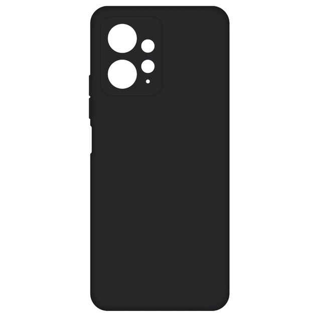 Чехол для мобильного телефона ACCLAB Silicone Case Xiaomi Redmi Note 12 Black (1283126602726) - изображение 1