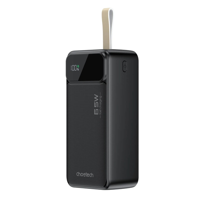 Універсальна мобільна батарея Choetech B734 40000mAh Black (B734-BK) - зображення 1