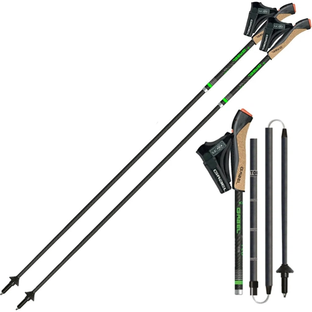 Палиці для скандинавської ходи Gabel FLD Carbon 105 (7009400801050) - изображение 1