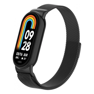 Ремінець до фітнес браслета Armorstandart Milanese Magnetic Band для Xiaomi Mi Band 8 Black (ARM69916) зображення 1