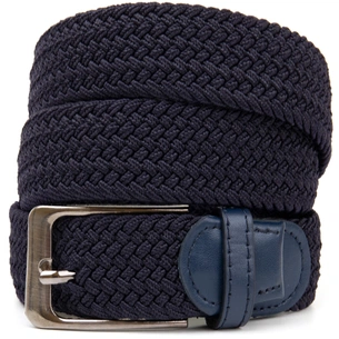Ремінь Vintage Текстильний чоловічий Темно-синій (20526) зображення 1