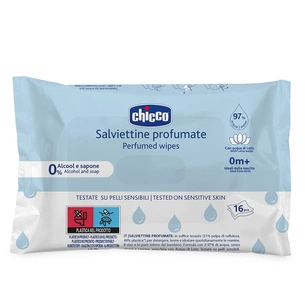 Дитячі вологі серветки Chicco м`які очищаючі, 16 шт (12050.20) зображення 1