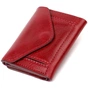 Гаманець Grande Pelle У три складання Бордовий (16788) - зменшене зображення 2