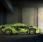Конструктор Lamborghini Siаn FKP 1:14 Green 1280 деталей - уменьшенное изображение 4