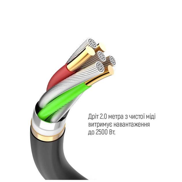 Мережевий фільтр живлення ColorWay CW-CHE44PDB, 4 розетки/4USB 2M (CW-CHE44PDB) - picture 11