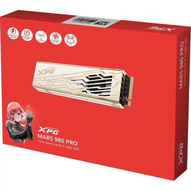 Накопичувач SSD M.2 2280 2TB XPG MARS 980 PRO ADATA (SMAR-980P-2TCI) - picture 6