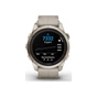 Смарт-годинник Garmin fenix 7S Pro Saph Solar, Sft Gld SS w/ Lmestn Lthr, Excl, GPS (010-02776-30) - зменшене зображення 2