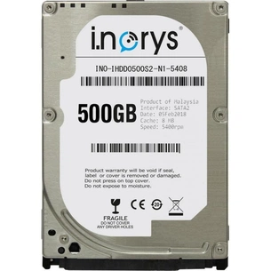 Жорсткий диск для ноутбука 2.5" 500GB I.norys (INO-IHDD0500S2-N1-5408) зображення 1