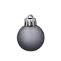 Ялинкова іграшка Chomik пластикові кульки компл. 24 шт, 3см, сіро-сині (5900779877153_1) - preview 2