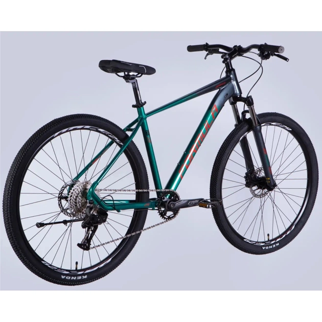 Велосипед Formula 29" ZEPHYR 1.0 HDD рама-19" AL 2026 темно-сріблястий з зеленим (OPS-FR-29-449) - изображение 3