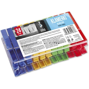 Прищіпки Anna Zaradna 24 шт. (5903936010776) зображення 1