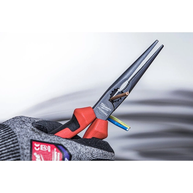 Плоскогубці Milwaukee з довгими губками 205 мм (4932492465) - picture 4
