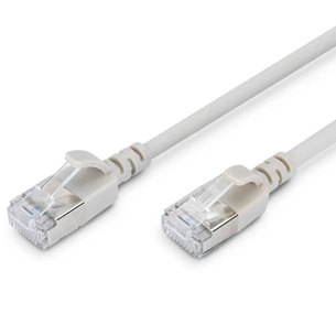 Патч-корд 7м, FTP, cat.6A, Sliim, AWG 32/7, Cu, LSZH, grey Digitus (DK-1632-A-070S) зображення 1