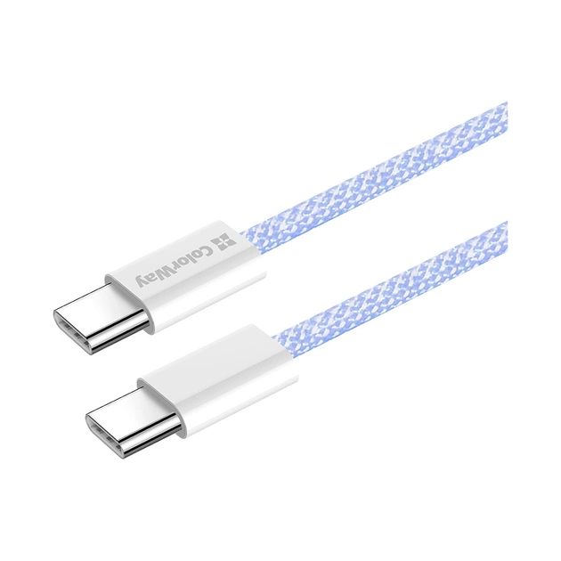Дата кабель USB-C to USB-C 1.0m 60W 3.0А purple ColorWay (CW-CBPDCC061-PU) - picture 6