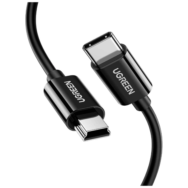 Дата кабель USB-C 2.0 AM to Mini 5P 1.0m US242 black Ugreen (50445) - изображение 1