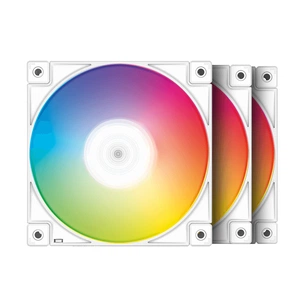 Кулер до корпусу Deepcool FC120 white 3 in 1 зображення 1