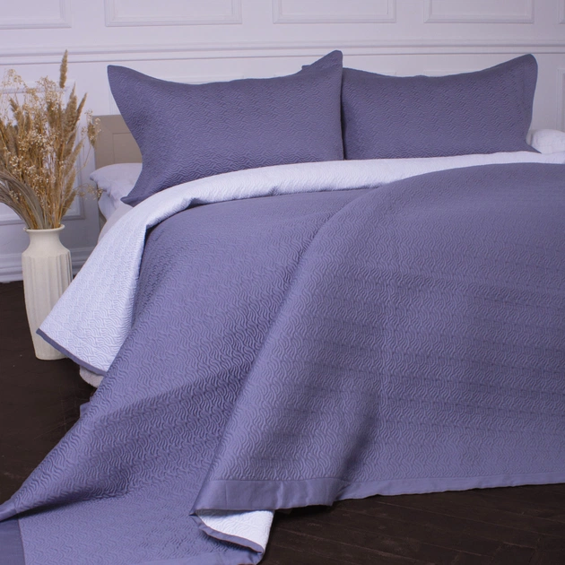 Покривало MirSon набір Imperial Grey Line покривало 150х210 см + наволочки 50х70 см х 2 шт (2200007178049) - picture 4